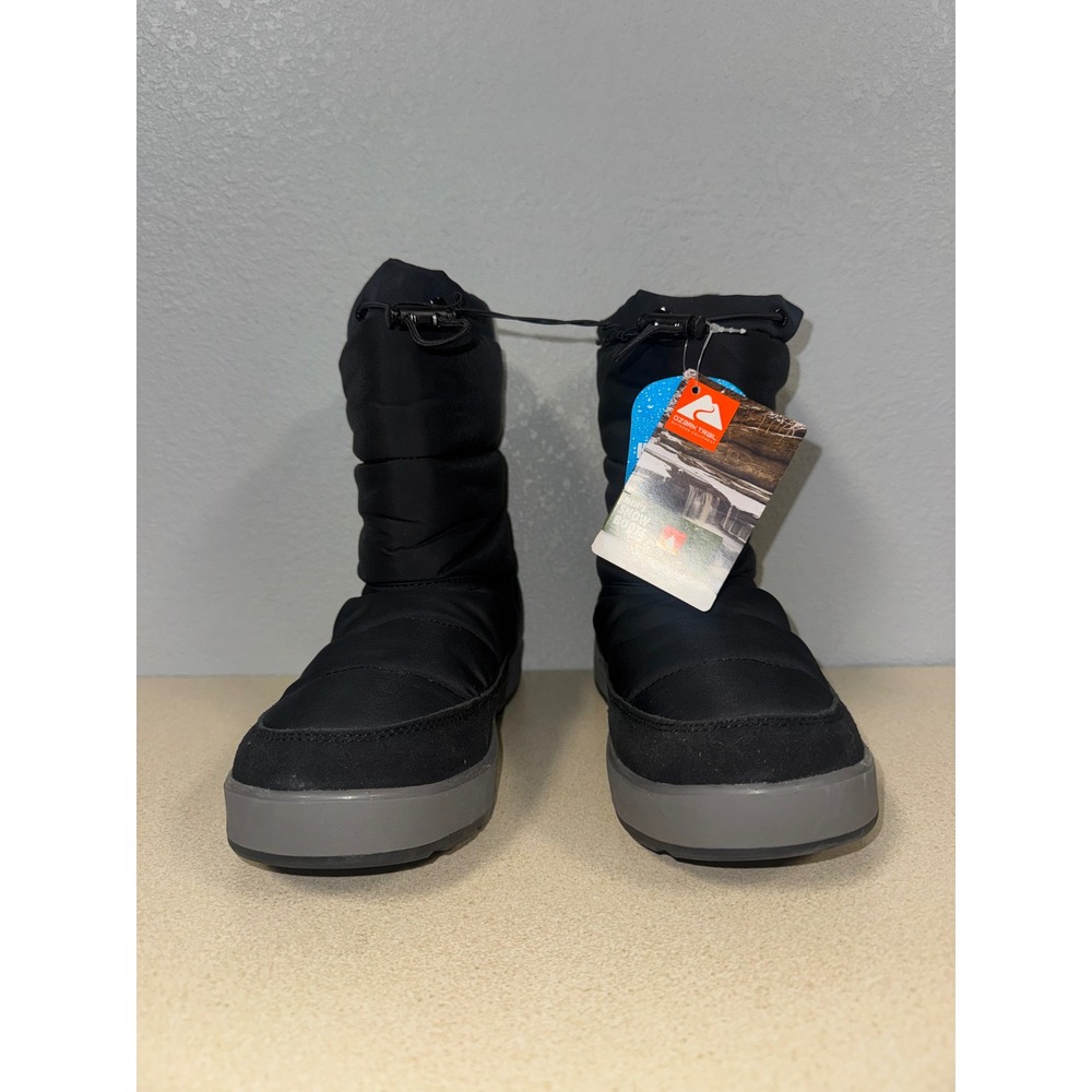 Ozark Trail Mens Snow Boots Black Waterproof Thinsulate Insulated Size 8 NWT - Picture 2 of 9